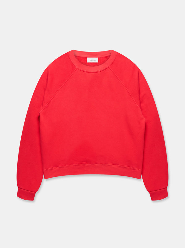 CREWNECK SWEATSHIRT IN CALIFORNIA RED