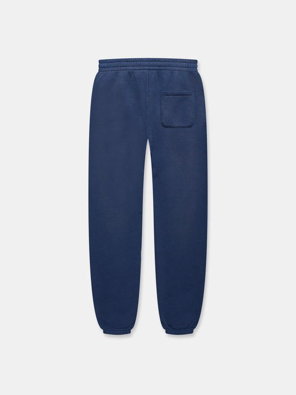 SUN FADED SWEATPANTS IN UNIFORM BLUE