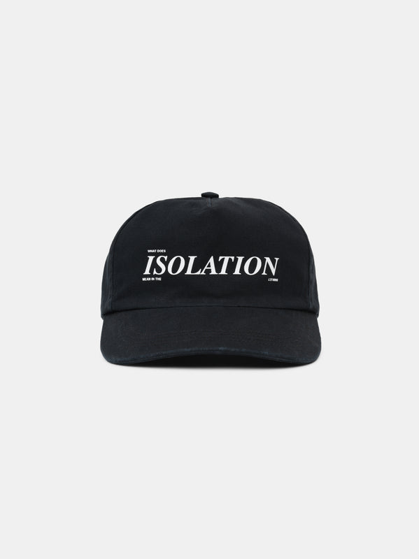ISOLATION CAP IN FADED BLACK