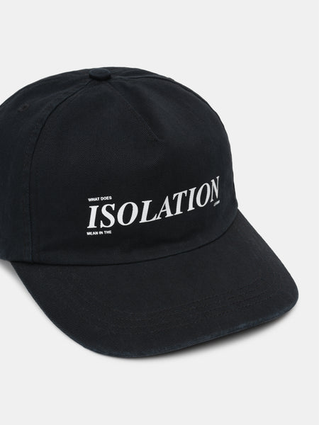 ISOLATION CAP IN FADED BLACK