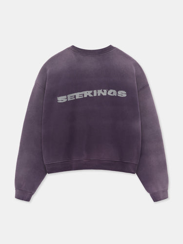 FACES CREWNECK IN FADED PURPLE