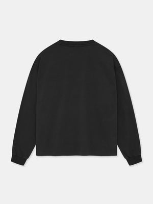 BAUHAUS L/S T-SHIRT IN WASHED BLACK