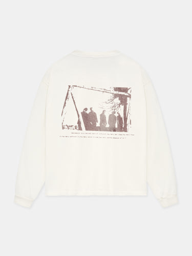 PRISON OF THE MIND L/S T-SHIRT IN ARCHIVE WHITE