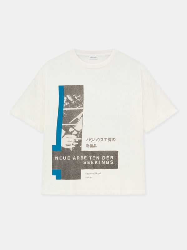 BAUHAUS T-SHIRT IN ARCHIVE WHITE