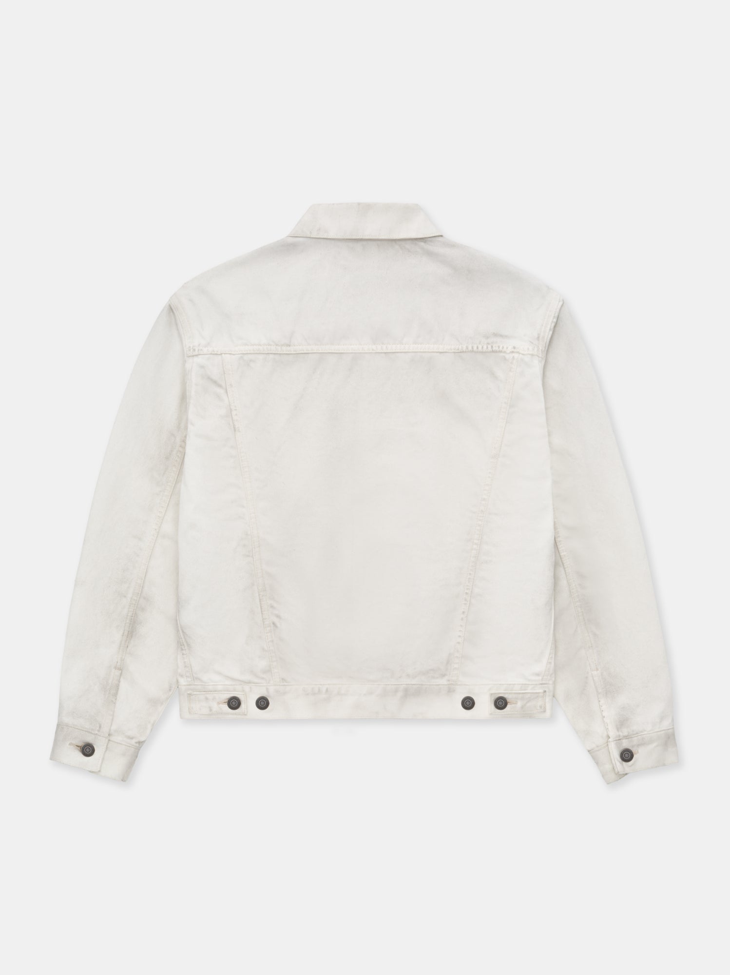 TRUCKER JACKET IN DIRTY WHITE DENIM