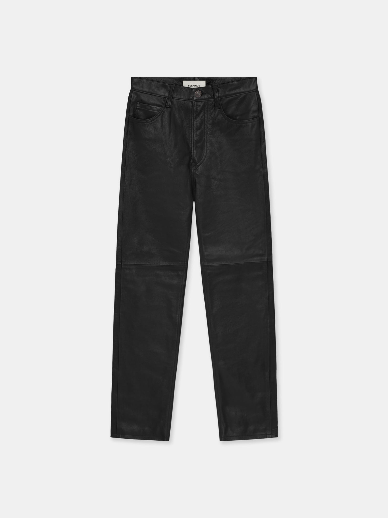 98 FIT JEANS IN GRAINED COWHIDE