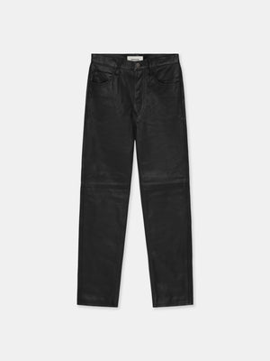 98 FIT JEANS IN GRAINED COWHIDE