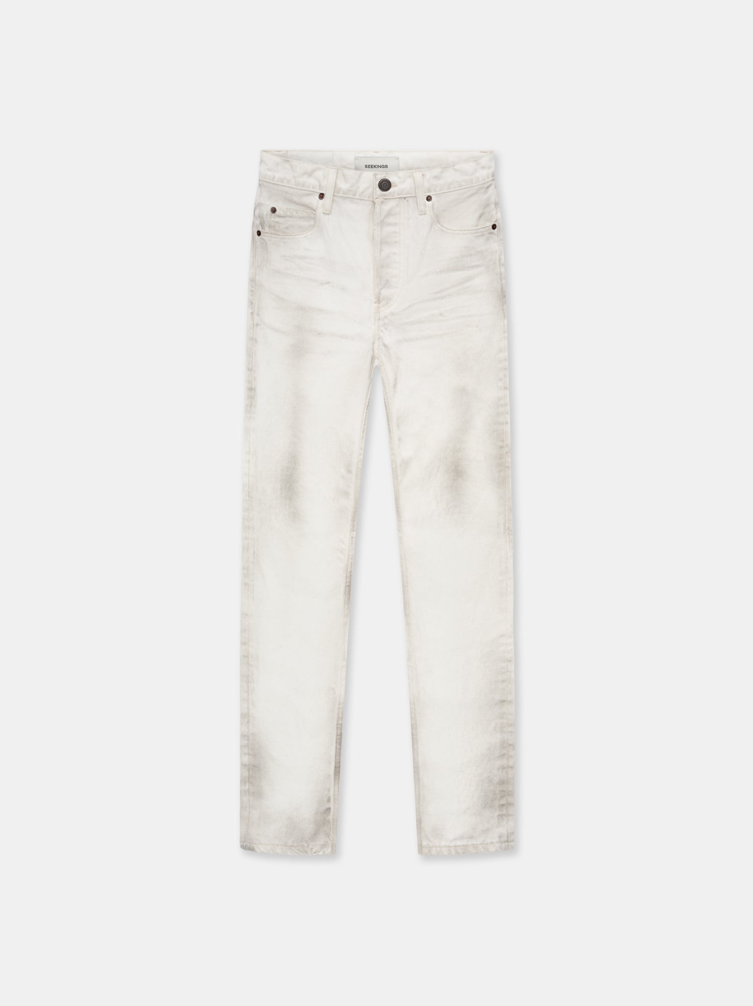SLIM JEANS IN DIRTY WHITE DENIM