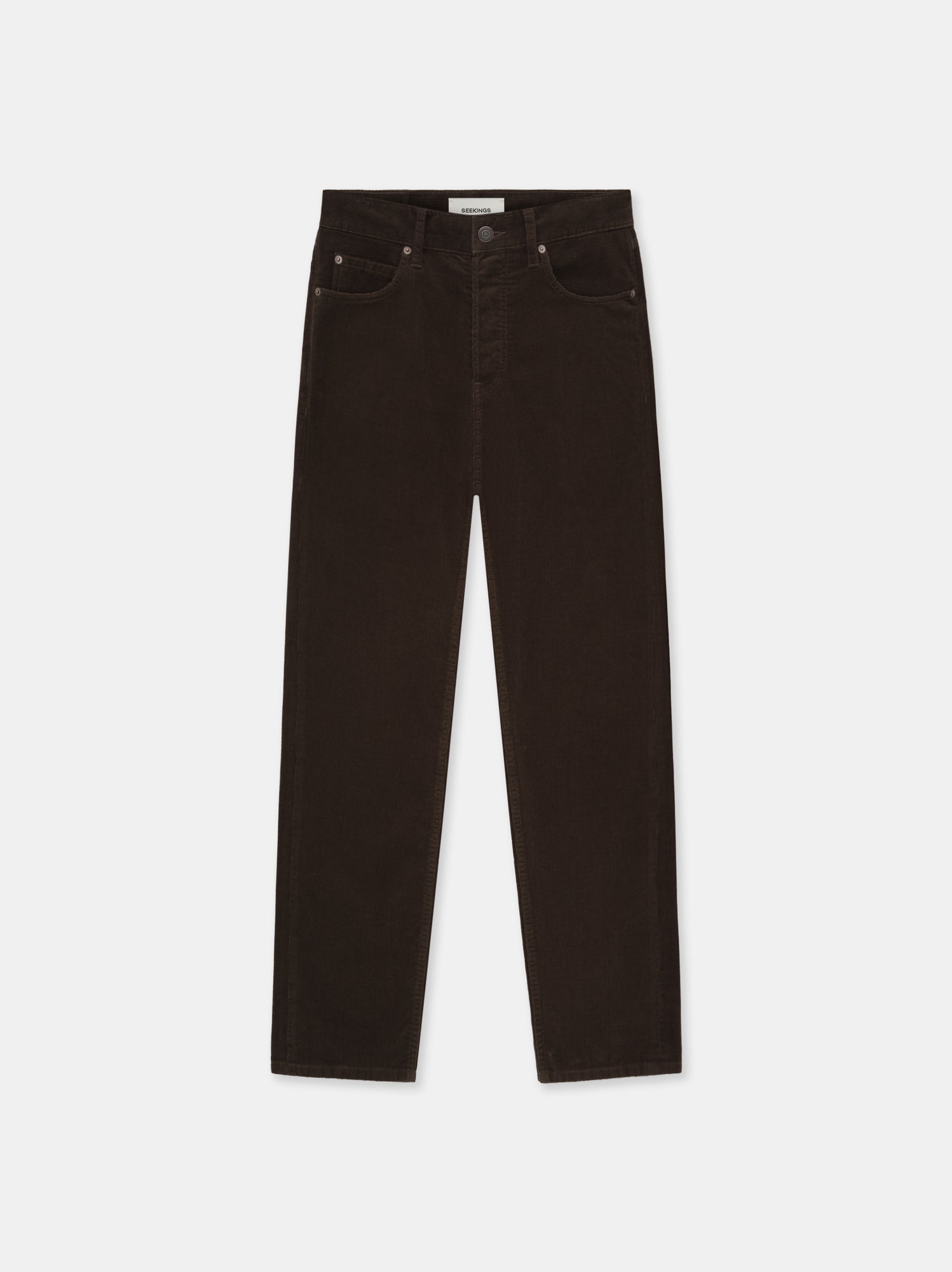 98 FIT JEANS IN BROWN CORDUROY