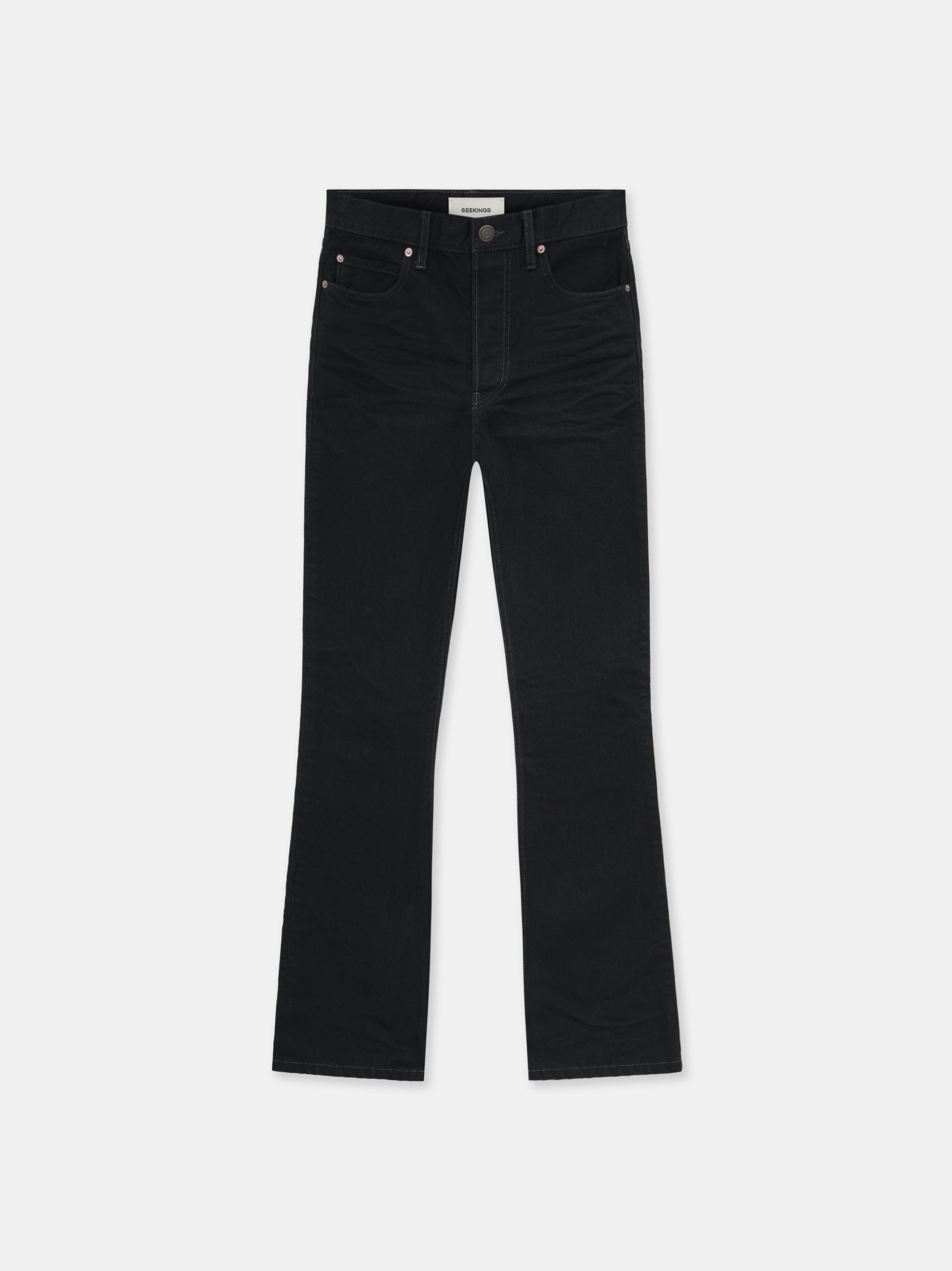 【Anyone more】Tikka Raw Bootcut Washed Denim Pants SEEKINGS_THIRD_COLLECTION_PANT