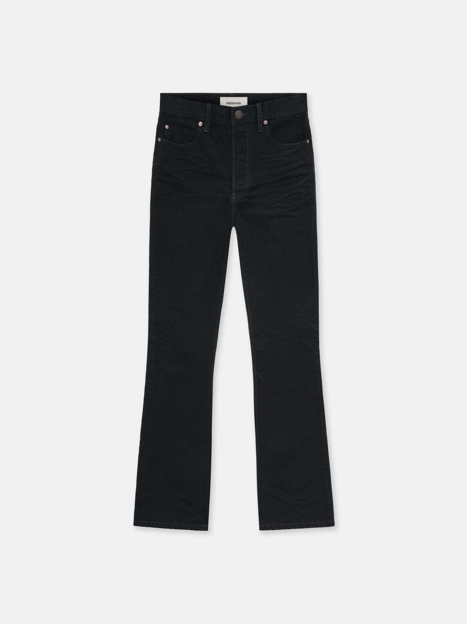 BOOTCUT JEANS IN BLACK WASH DENIM