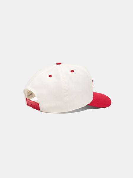 JAPANESE SEEKINGS CAP IN FOAM WHITE/RED