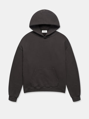 HOODED SWEATSHIRT IN WASHED BLACK