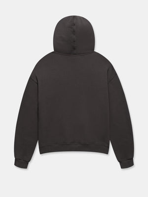 S-STAR HOODED SWEATSHIRT IN WASHED BLACK