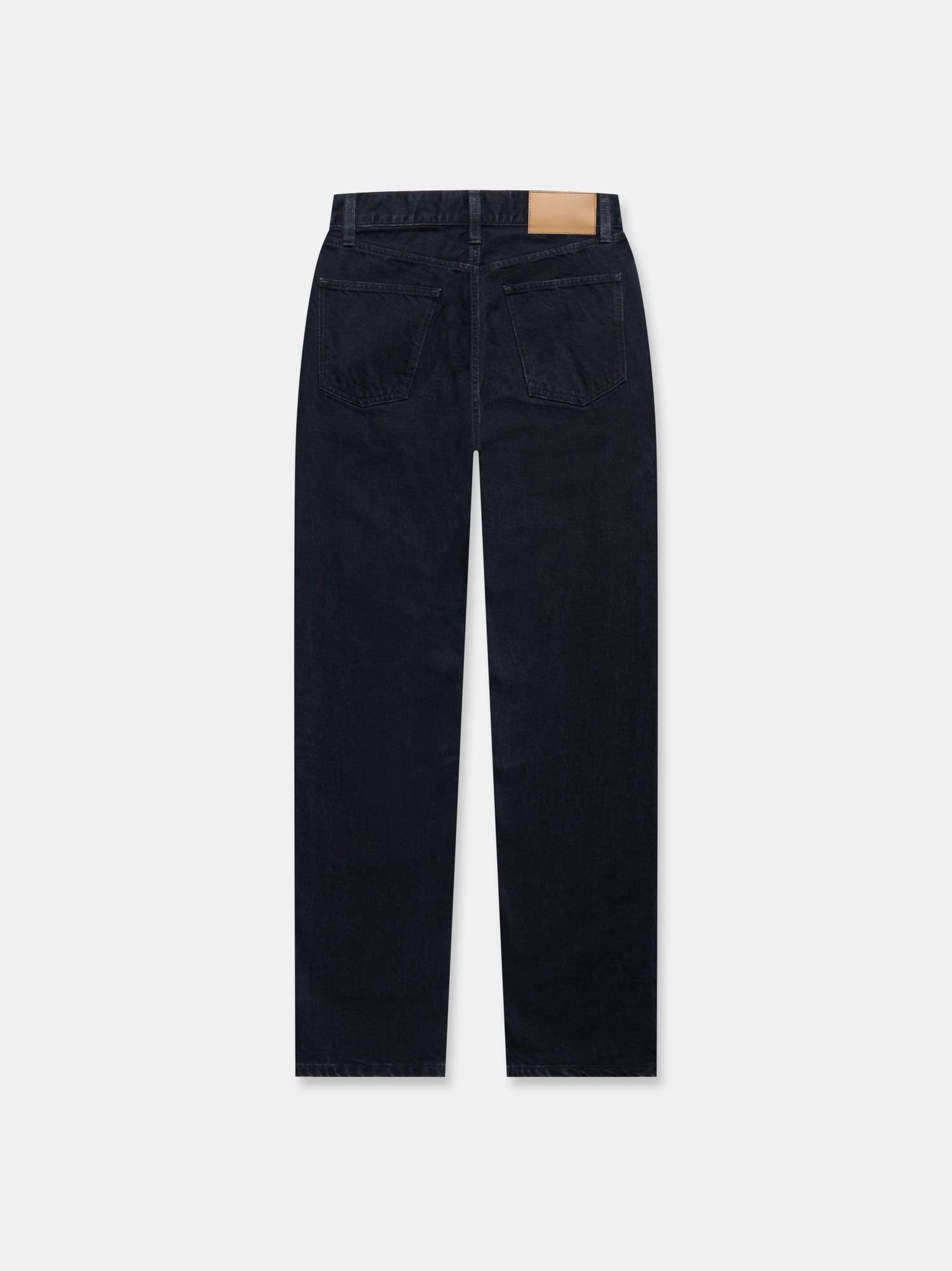 AKM 【DENIM SLACKS (BLACK ONE WASH)】 AKM】HIGH POWER STRETCH DENIM SLACKS -BLACK ONE WASH-