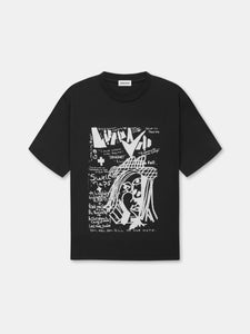 LIFE IN A VOID T-SHIRT IN WASHED BLACK