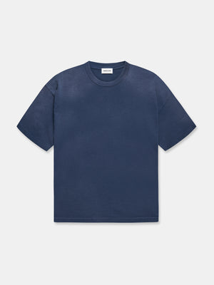 SUN FADED T-SHIRT IN UNIFORM BLUE